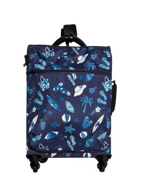 carry-on suitcase 20” Spinner bag summer beac color purple, blue, white